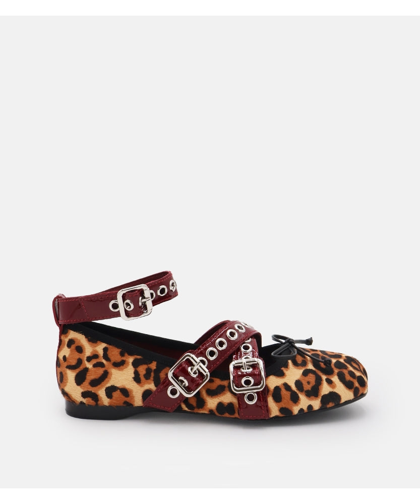 Jeffrey campbell leopard retailer flats